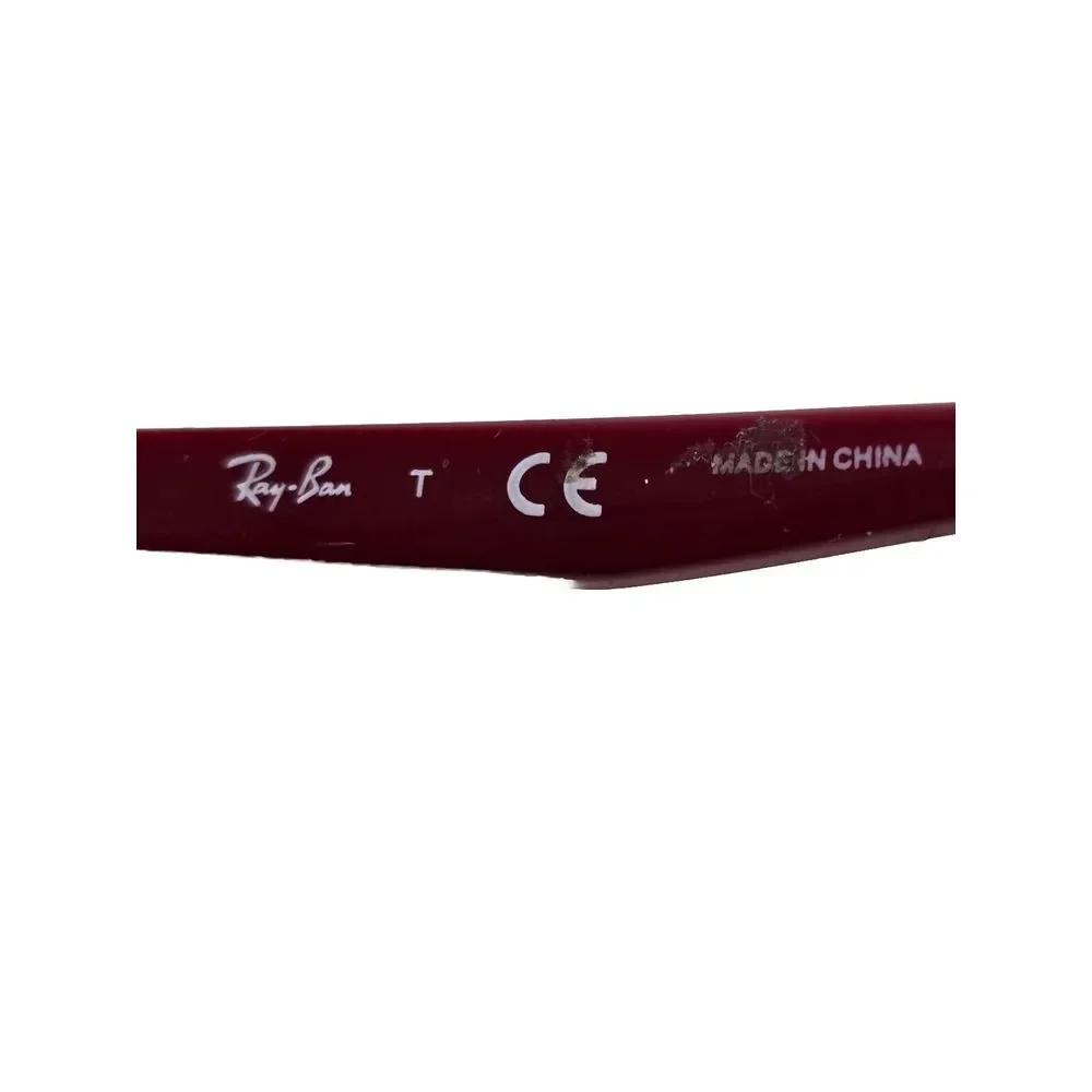 RAY-BAN Eyeglasses‎ TRANSLUCENT PINK SQUARE Glasses Frame MOD: RB1586 3777 49 16